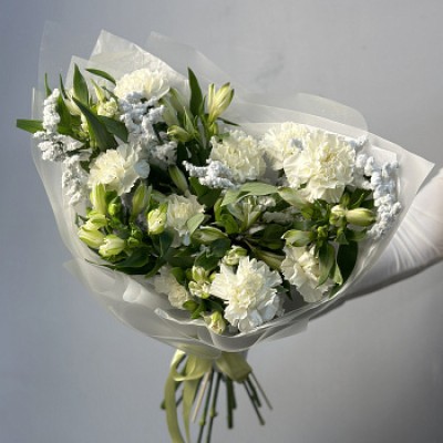 Зимний букет Снежное дуо M