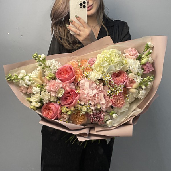 Сборный букет Тёплое лето XL