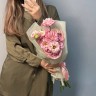Букет из 5 розовых эустом