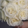 Свадебный букет невесты из 15 роз Playa Blanca