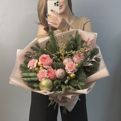 Зимний букет Pinky М