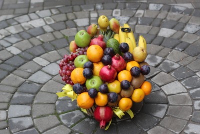 Корзина с фруктами #F1190