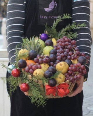 Корзина с фруктами #F1393