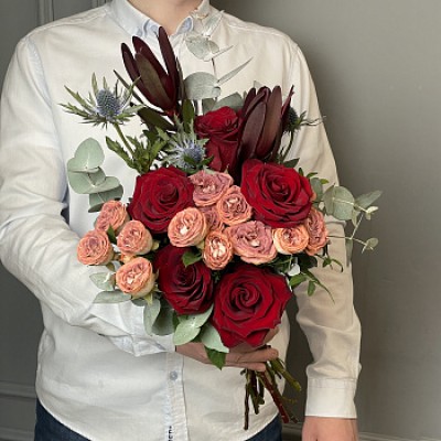 Мужской букет Red