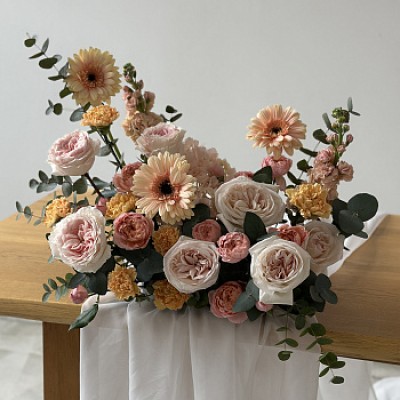 Садовая персиковая композиция #1