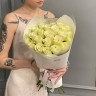 Букет 25 белых роз 50см (Иран)